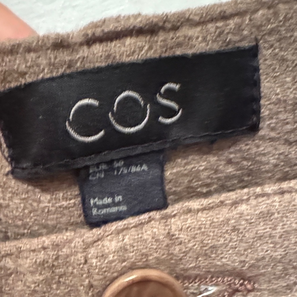 COS Men's Tan Wool Pants - Picture 2 of 4